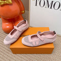 LV Sneakerina Mary Jane Light Pink Suede Mesh 854279