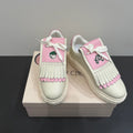 Jimmy Malbon 2.0 Diamond Sneaker Pink White Cowhide 420146