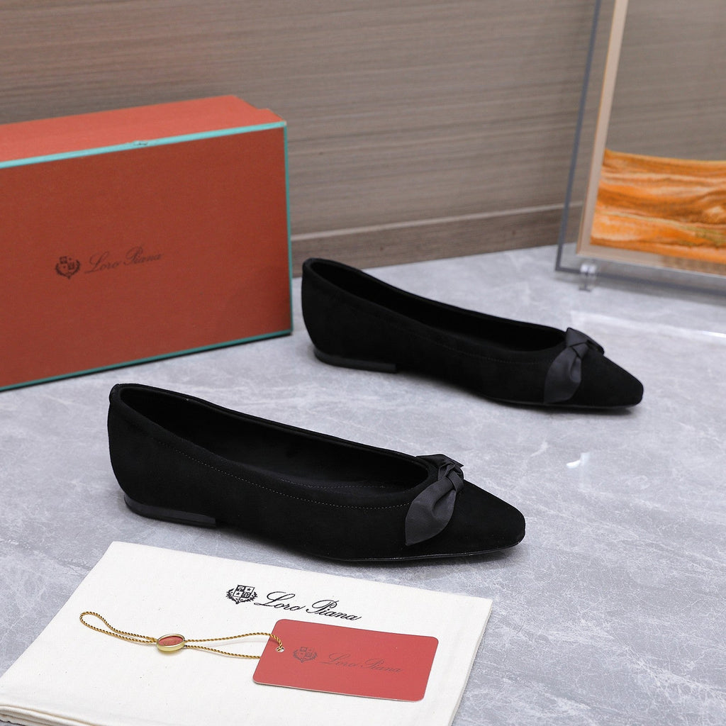 LP 26s Primula Ballet Flat Black Velvet 864941