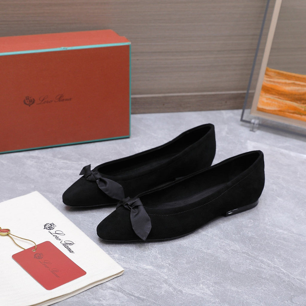 LP 26s Primula Ballet Flat Black Velvet 864941