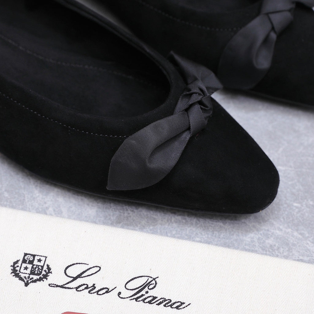 LP 26s Primula Ballet Flat Black Velvet 864941