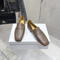 The Row Classic Loafer Taupe Leather 338397
