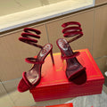 RC Sandals Red Original Velvet Sheepskin 341989