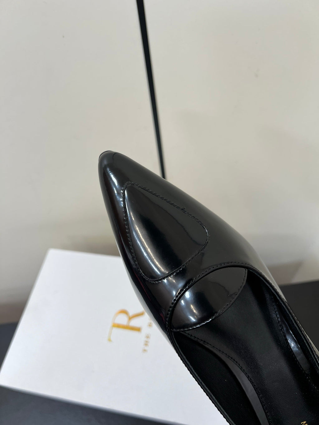 The Row Viv Kitten Pumps 3.5cm Black Leather 340010