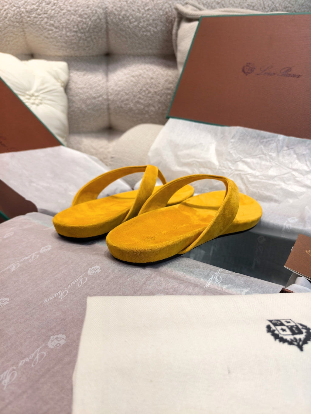 LP Ida Thong Sandal Yellow Suede 798917