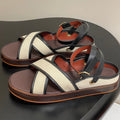 LP Sandal Beige Brown Cowhide 312168