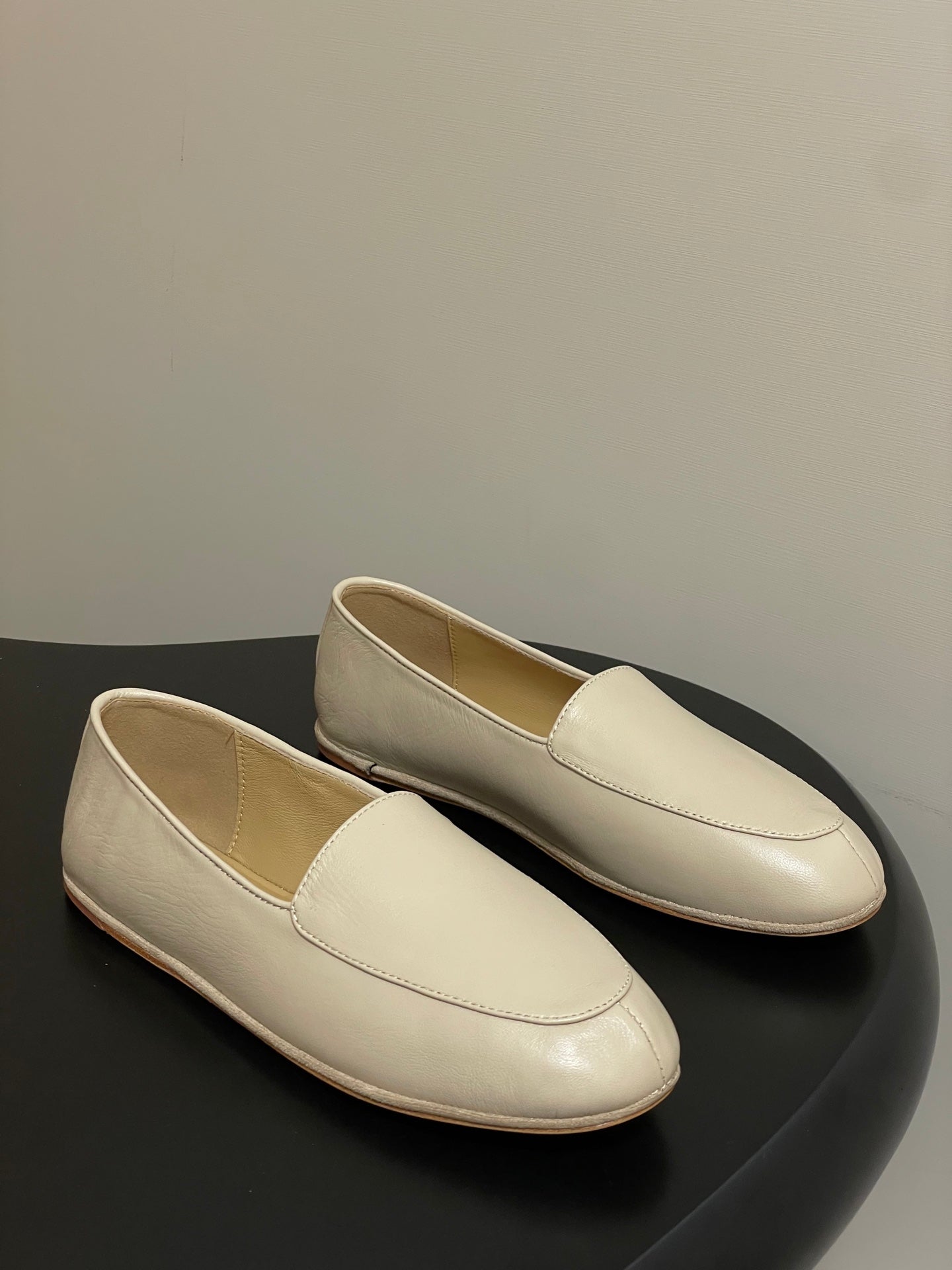 LP Anton Walk Loafers Light Beige Sheepskin 474799