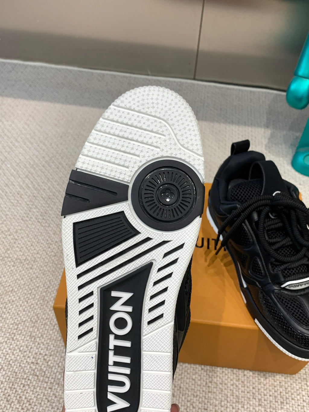 LV Skate Sneaker Black Cowhide