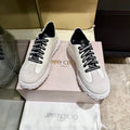 Jimmy Diamond Light Flex Sneaker Cream Grey Suede Leather 715043