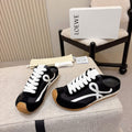 Loewe Ballet Runner Slip-On Black Suede Nylon 833800