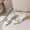 LV Sunkiss Sandals White Sheepskin 840383
