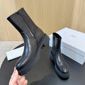 The Row Nobilis Boots Black Cowhide 455863