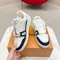 LV Trainer Sneaker White Black Cowhide 859360