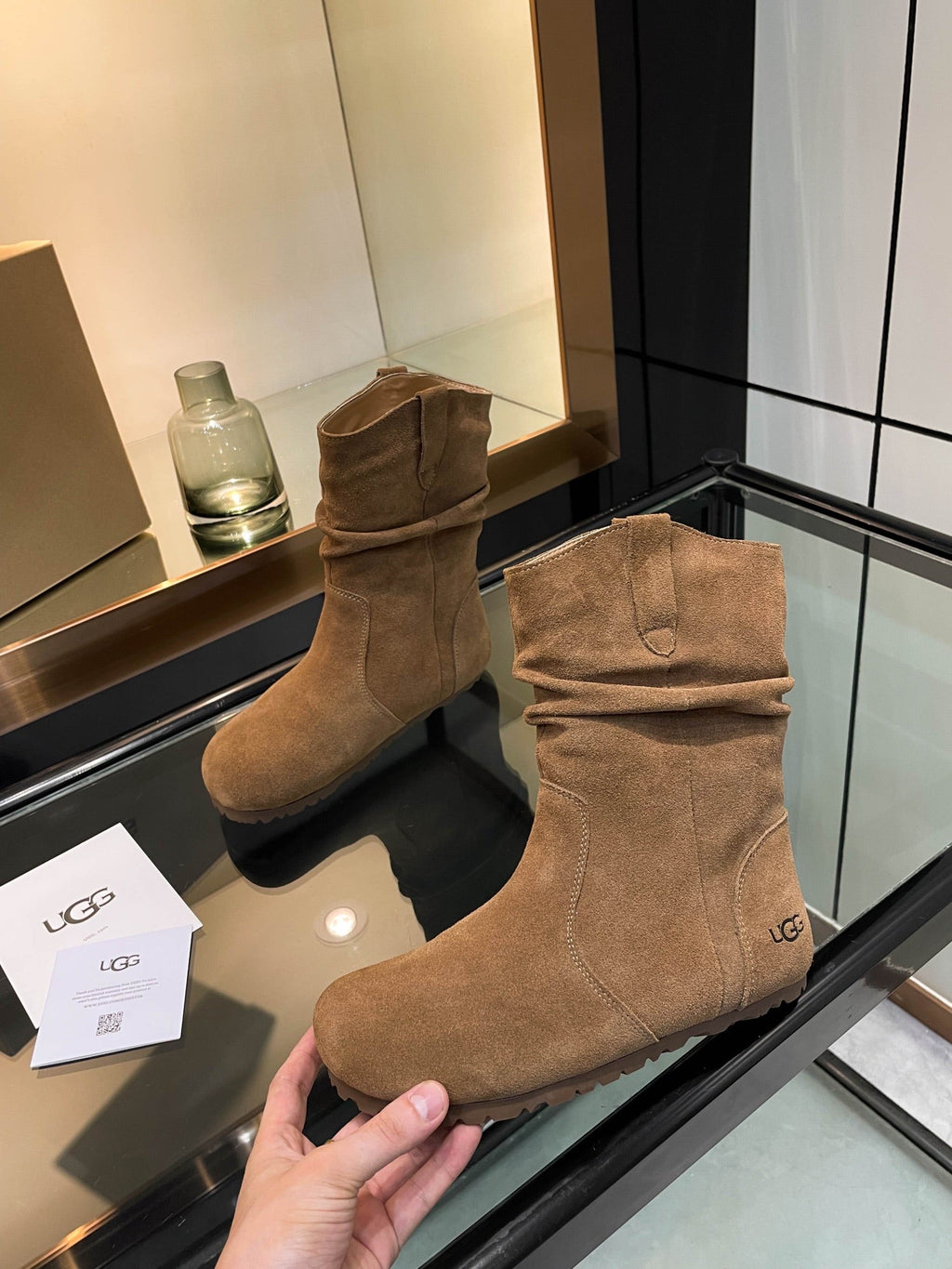 UGG Tasman Boots Brown Suede 527291