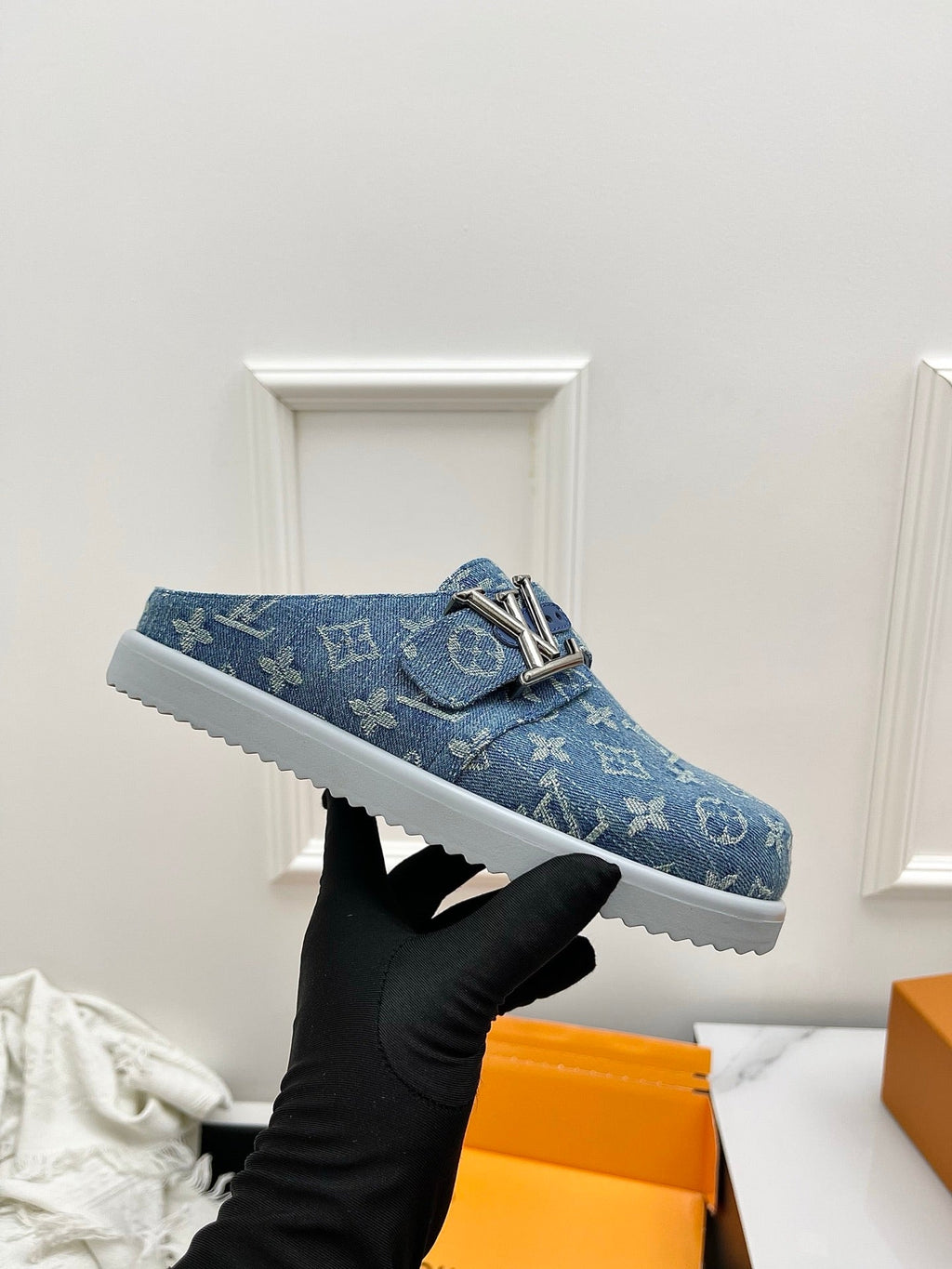 LV Easy Mules Blue Denim 845269
