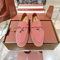 LP Summer Charms Walk Loafers Pink Suede 565847
