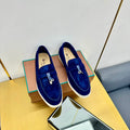 LP Summer Charms Walk Loafers Dark Blue Suede  994492