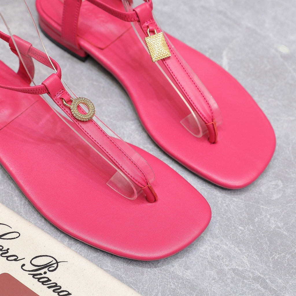 LP Mindil Infra Sandal Dark Pink Sheepskin 310350