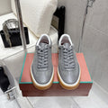 LP Tennis Walk Sneaker Dark Grey Cowhide Cotton 513540