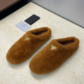 Prada 25s Slide Brown Shearing 551886