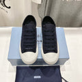 PRA PRINTED COTTON SNEAKERS BALTIC BLUE CANVAS