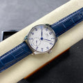 IWC Portuguese 40.4mm Cream Dial Blue Numerals Leather