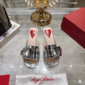 Belle Viv Mules Sliver Lambskin 334645
