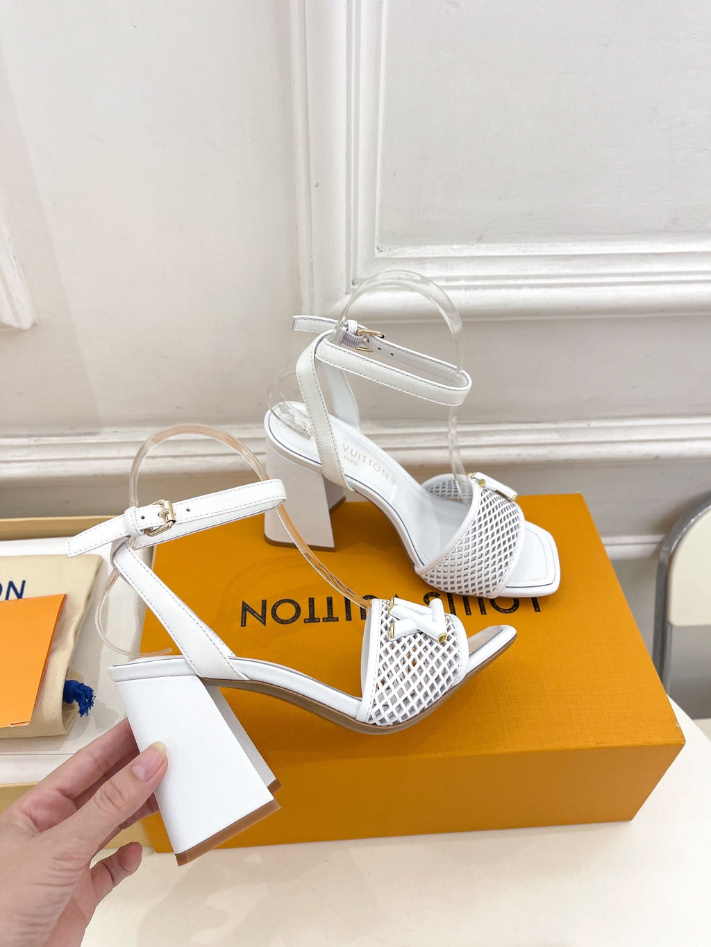 shake platform 90 white calfskin