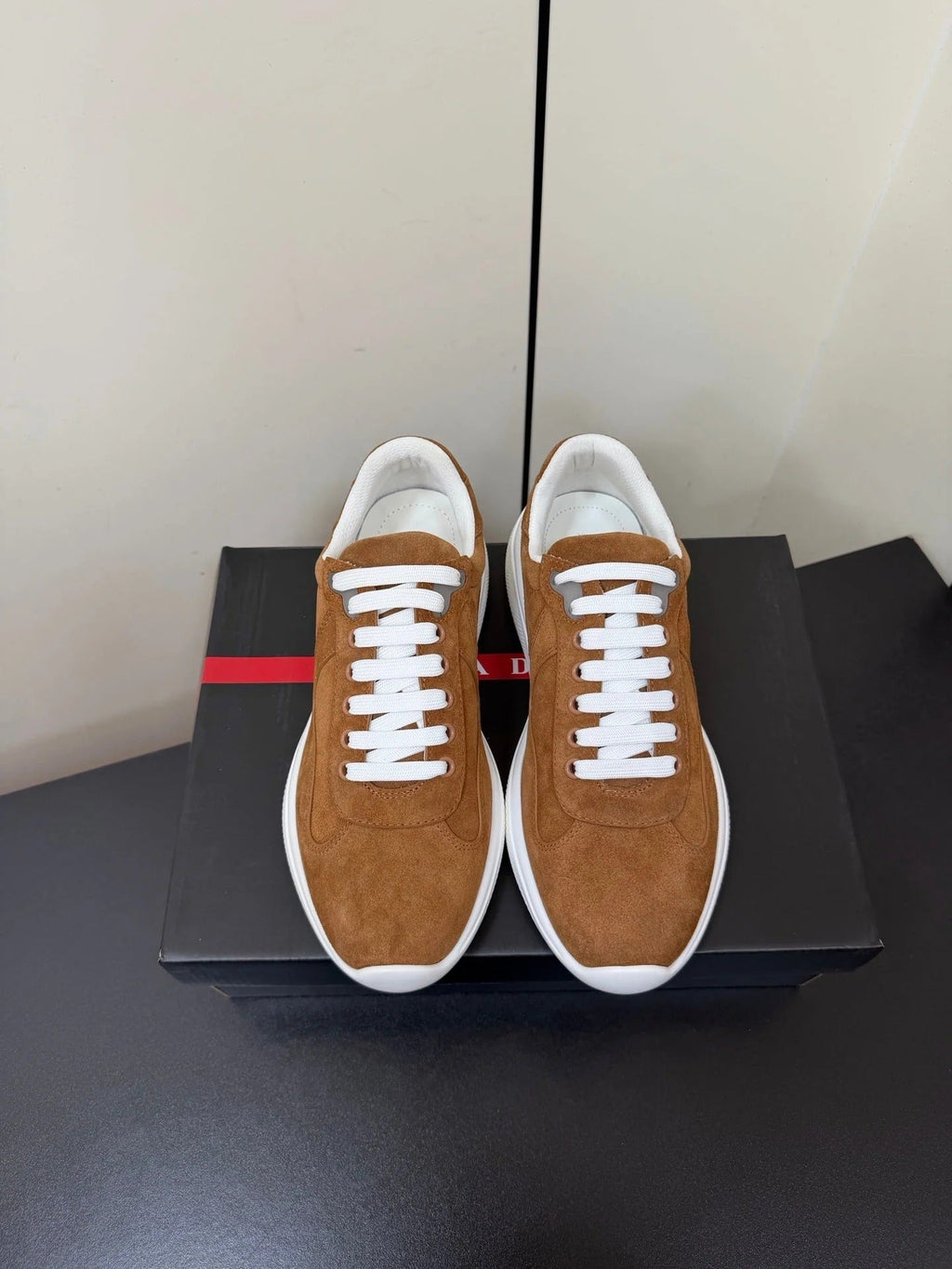 PRA 26S Casual Sneakers Brown Suede Leather 618915