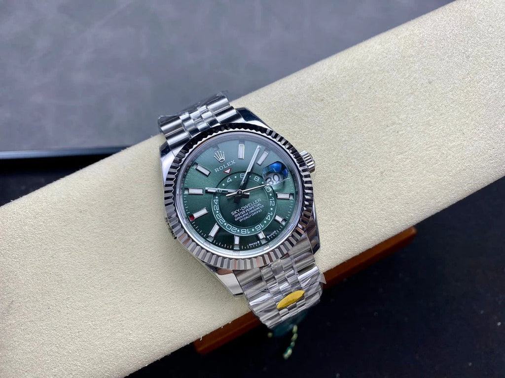 Rolex Sky-Dweller 42mm Stainless Steel Green Dial