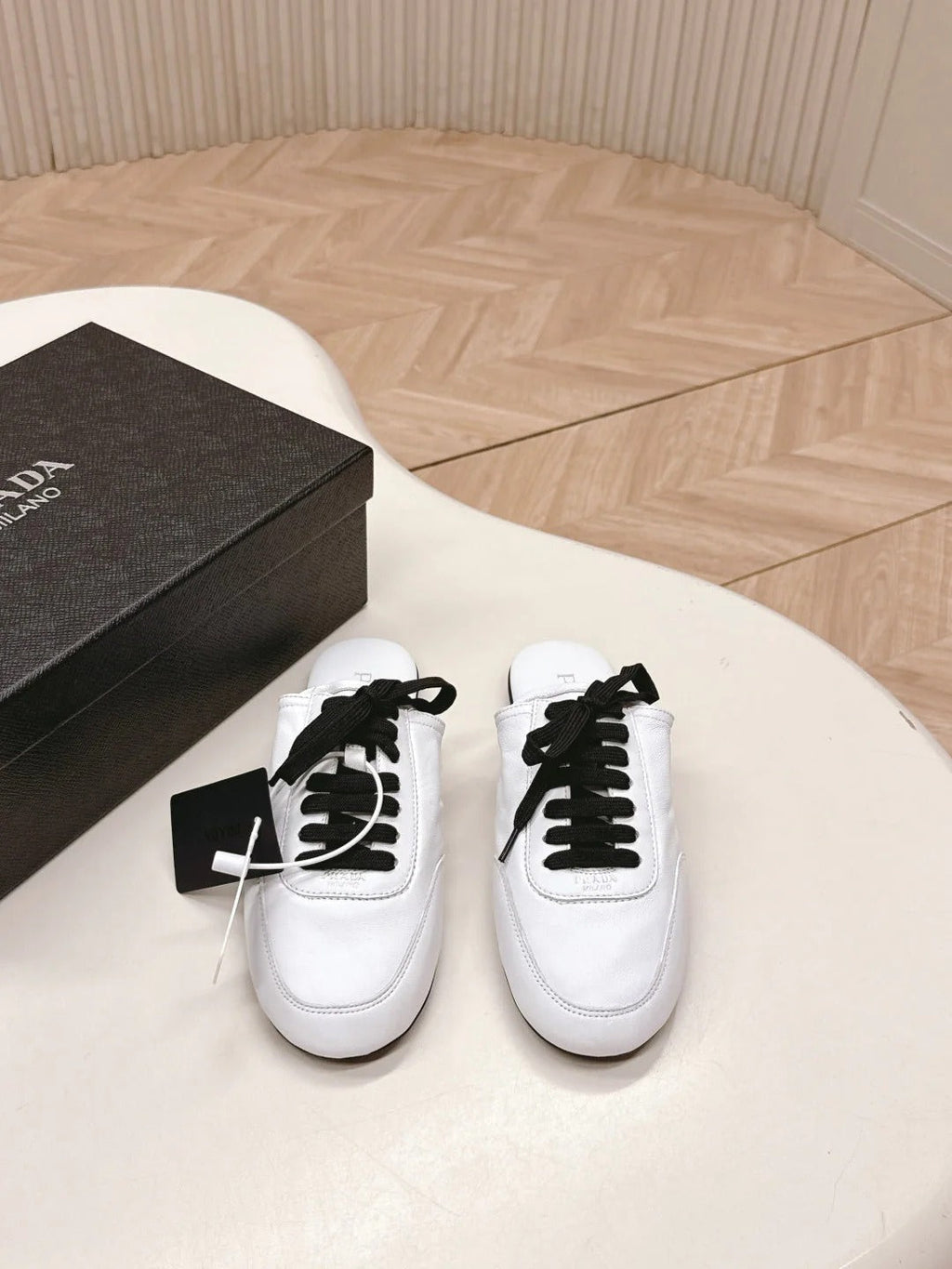 PRA 26S Mule Sneaker White Sheepskin 600617