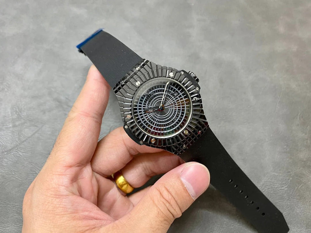 Hublot Big Bang Caviar 44mm Black Ceramic Watch