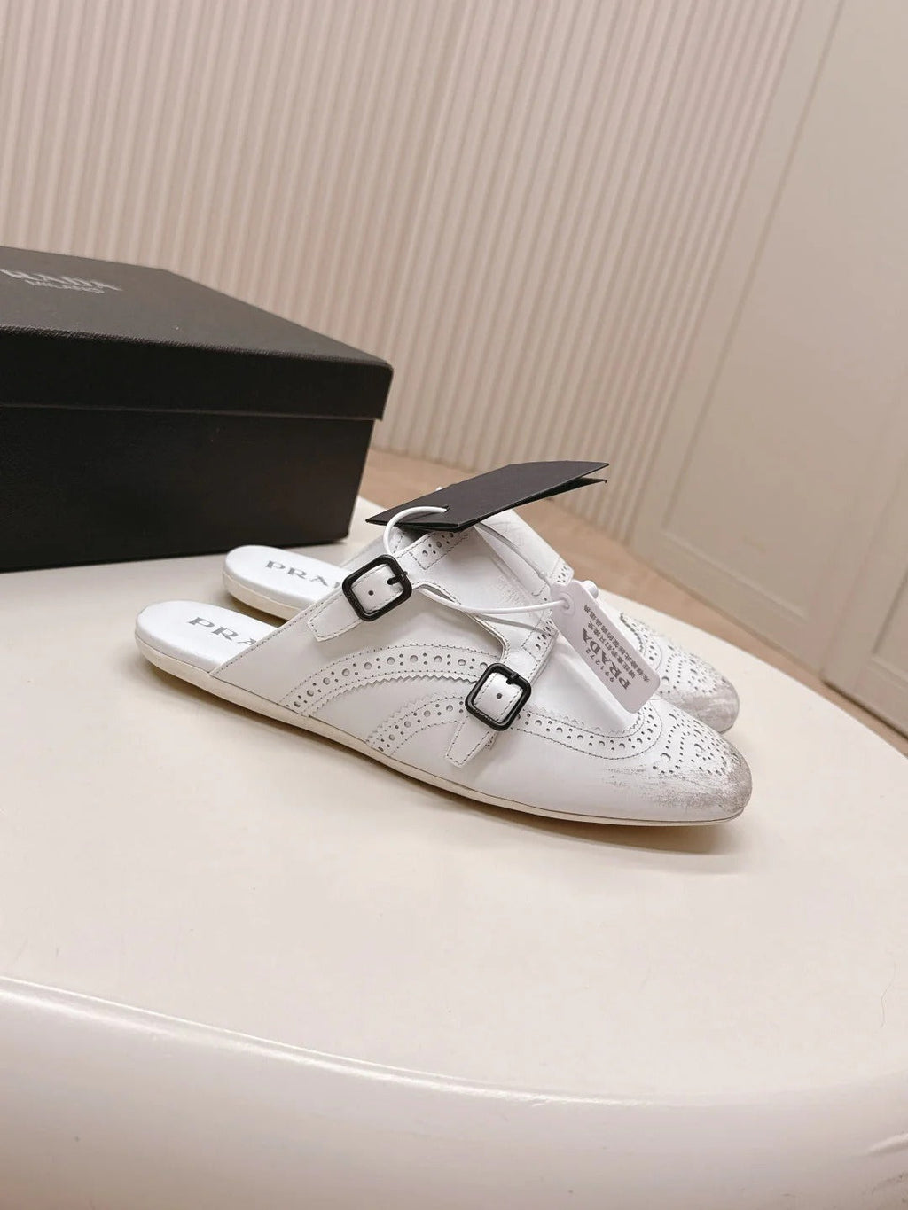 PRA 26S Mule White Sheepskin 600583
