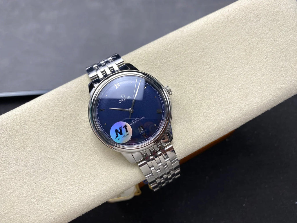 Omega De Ville Prestige Co-Axial Master Chronometer 41mm Blue Dial Watch