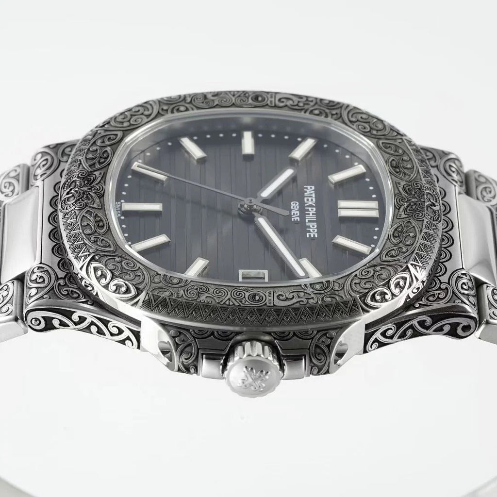 Patek Philippe Nautilus 5711 "Children Action"40mm Black Dial Stainless Steel Case