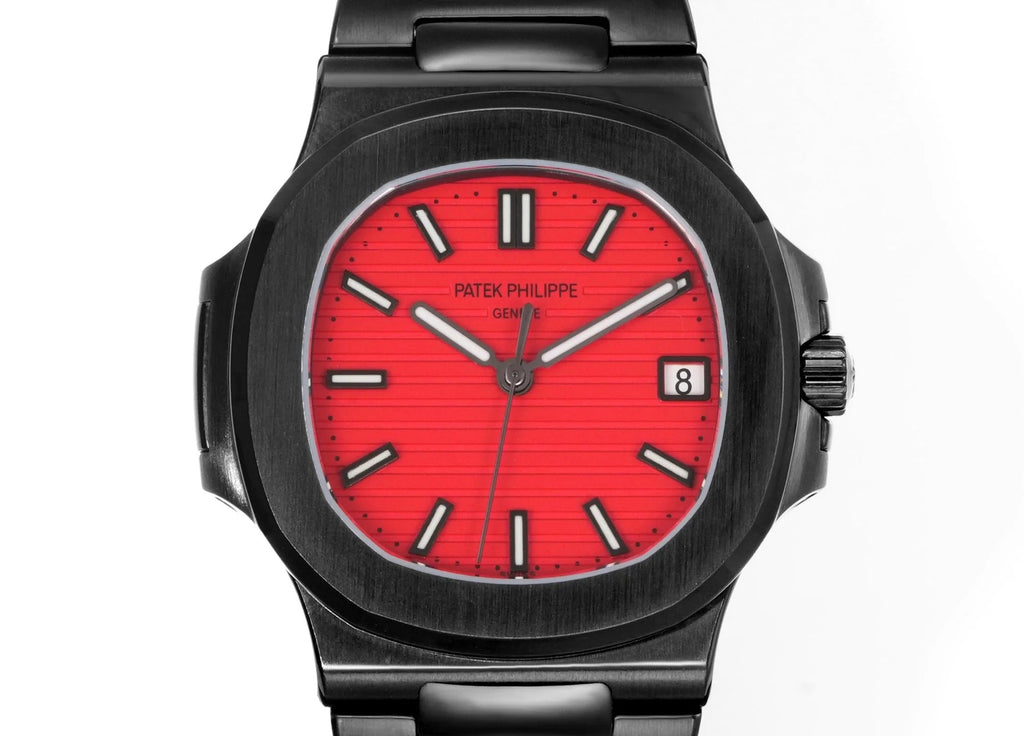 Patek Philippe Nautilus 5711 Red Dial Black Case Watch
