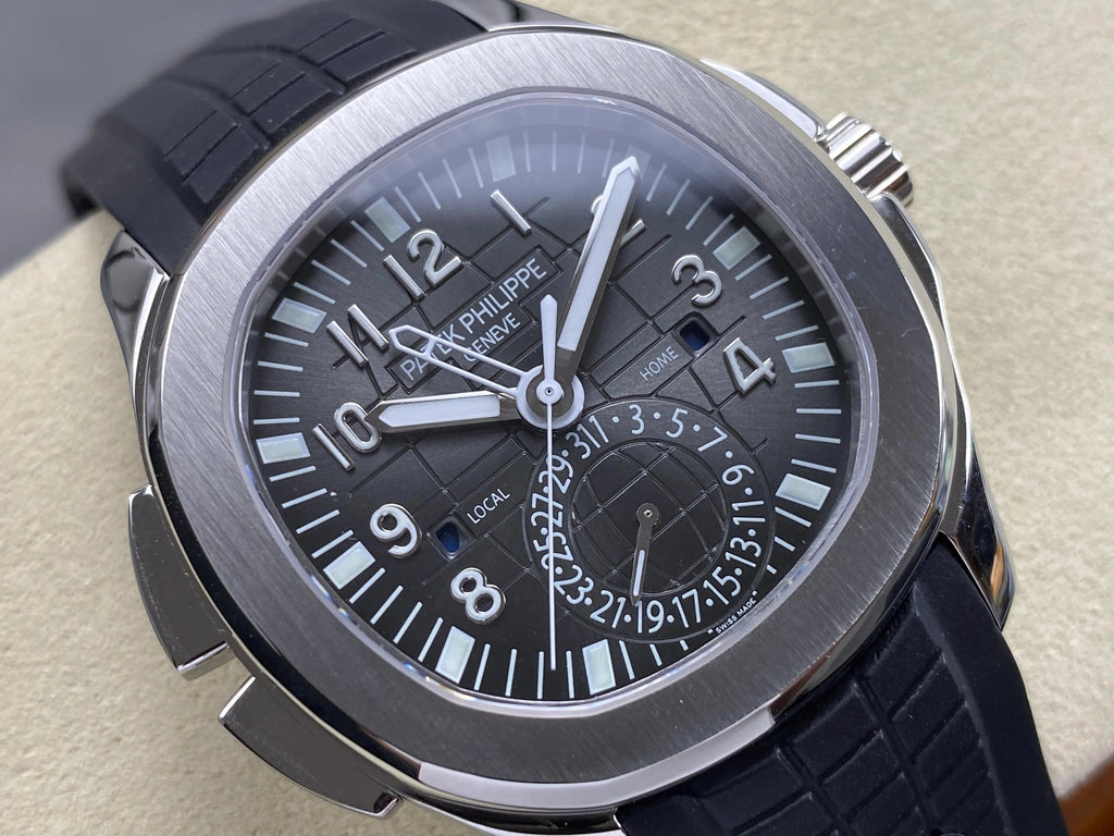 Patek Philippe Aquanaut Travel Time 40mm Black Dial Steel Case