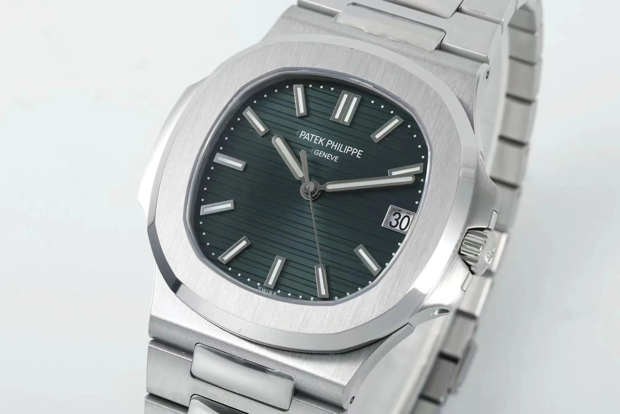 Patek Philippe Nautilus 41mm Dark Emerald Green Dial Steel Strap