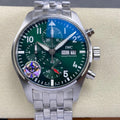 IWC Schaffhausen Pilot's 41mm Green Dial Steel Case