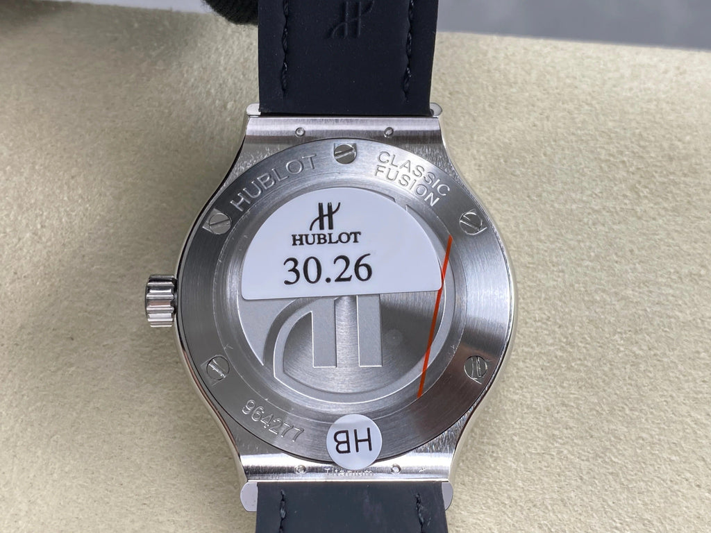 Hublot Classic Fusion 33mm Watch Black Dial And Black Leather Strap