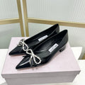 Jimmy 26s Pointed Toe Pump 25 Black Patent Cowhide 605965