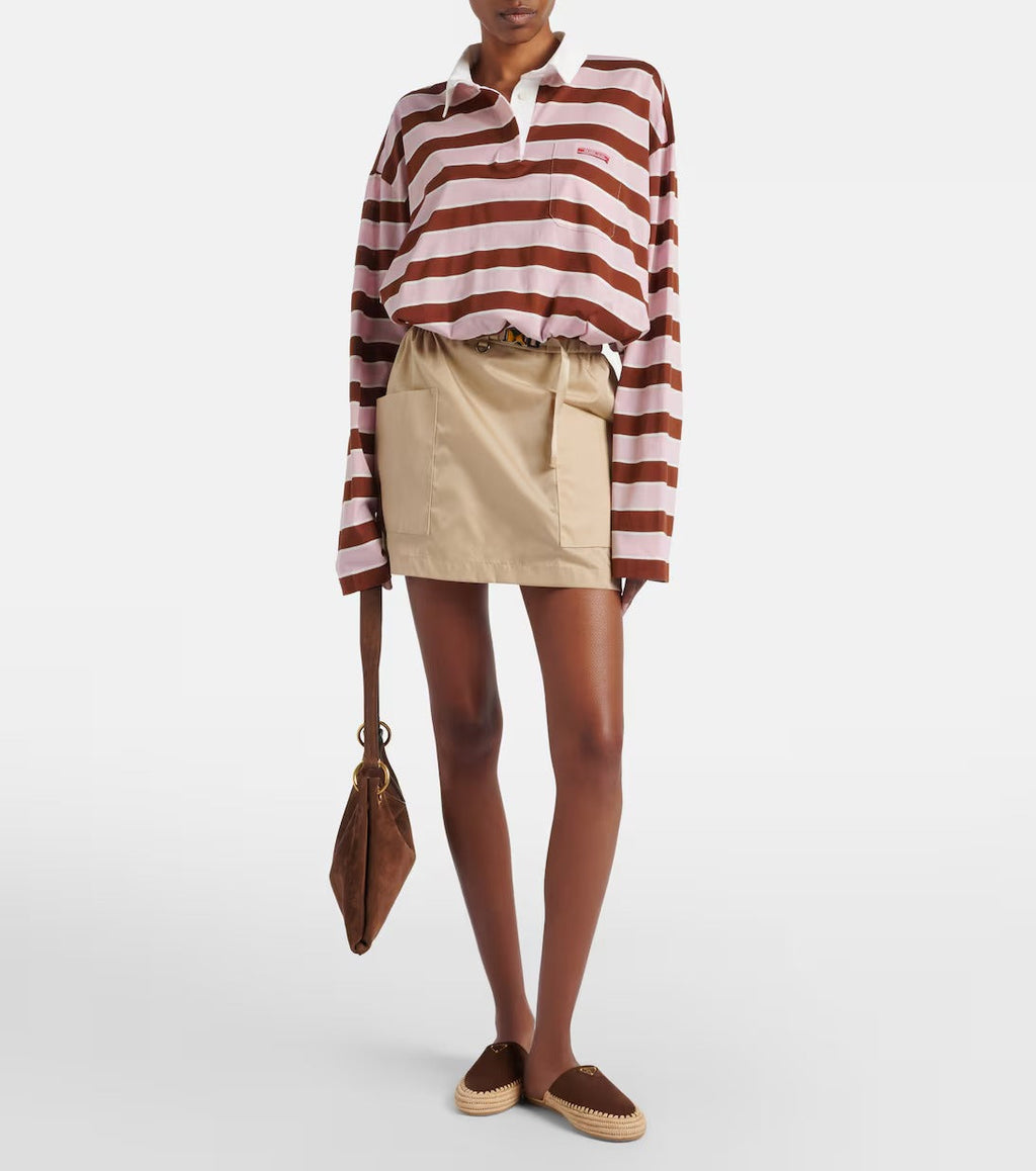 Prada 26s Mules Cocoa Brown Suede