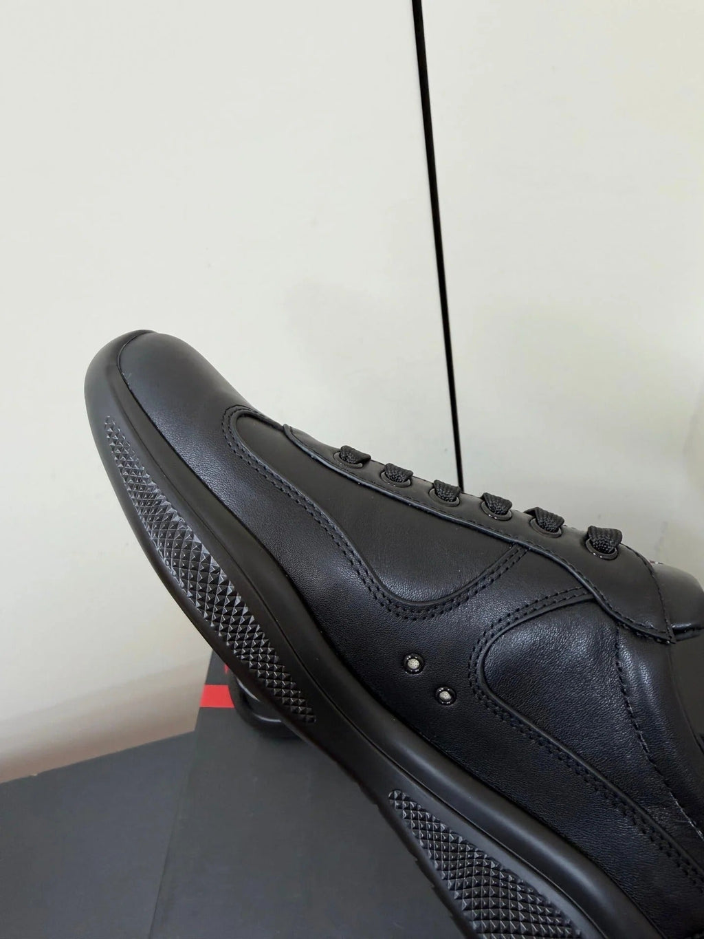 PRA 26S Casual Sneakers Black Leather 618916