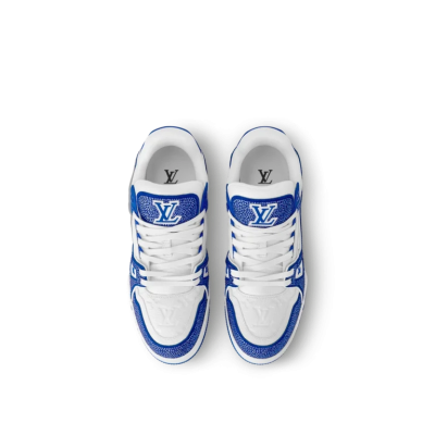 Louis Vuitton LV Trainer Sneaker 'Denim Monogram Blue Diamond'