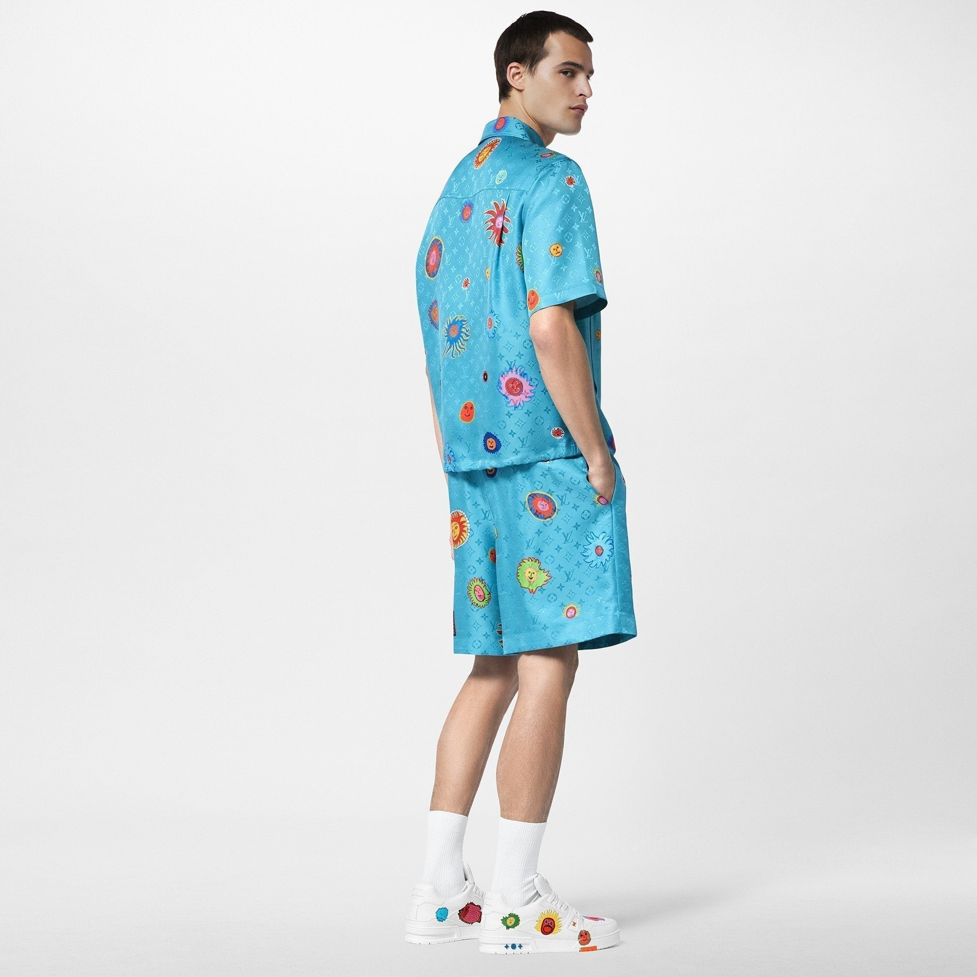 Louis Vuitton x Yayoi Kusama Trainer "White Print"