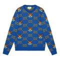 Kai x Gucci Crossover SS21 Full Print Bear Blue Logo Unisex Blue 660621-XKBW8-4795 #.