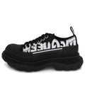 (WMNS) Alexander McQueen Tread Slick Low Lace Up Canvas Graffiti 'Black White' 676711W4RQ21006 #