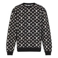 LOUIS VUITTON Jacquard Round Collar Male Black 1A7RRK #