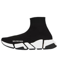 (WMNS) Balenciaga Speed 2 Trainer Knit 'Black White' 617196W17021015 #
