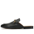 (WMNS) Gucci Princetown 'Black Leather' 423513-BLM00-1000 #
